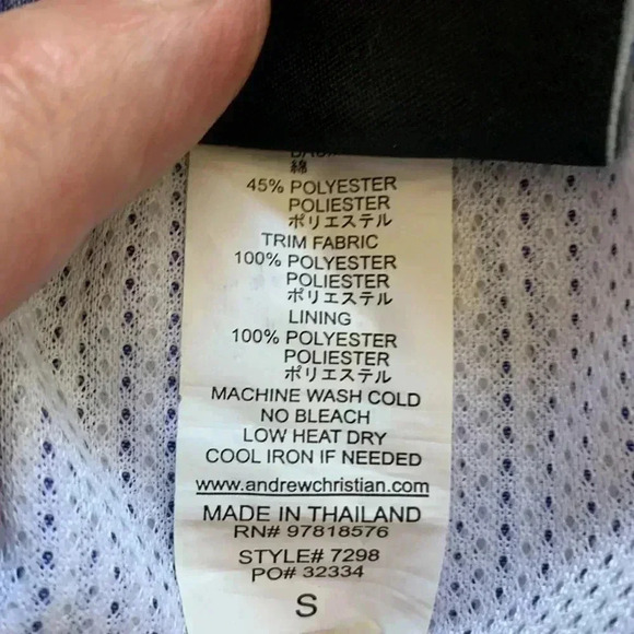 Andrew Christian Men’s swimsuit, size small,  EUC - Picture 4 of 5